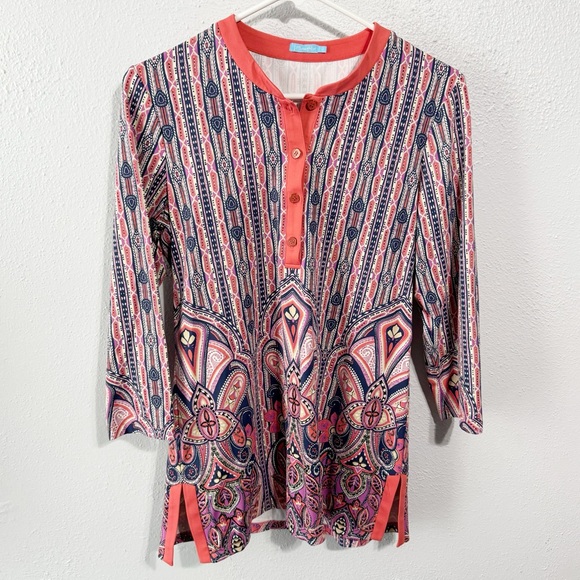 J. McLaughlin Tops - J McLaughlin paisley tunic size small